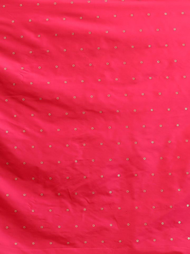 Dark Pink Paithani Soft Silk Saree - PAHRAVA